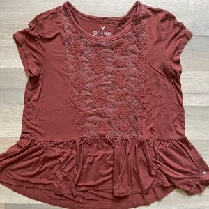 American Eagle Peplum style Top